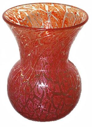 Vasart Glass Cloisonn&eacute; Vase
